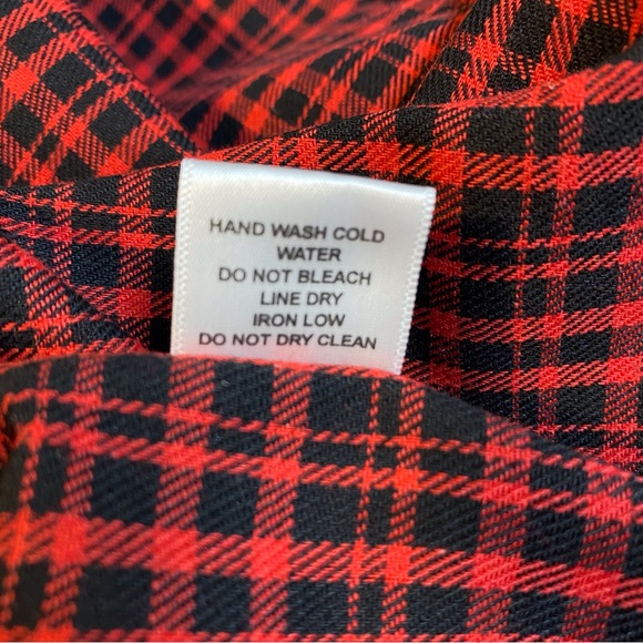 HYFVE Plaid Collared Babydoll Mini Dress NWT - Picture 2 of 10